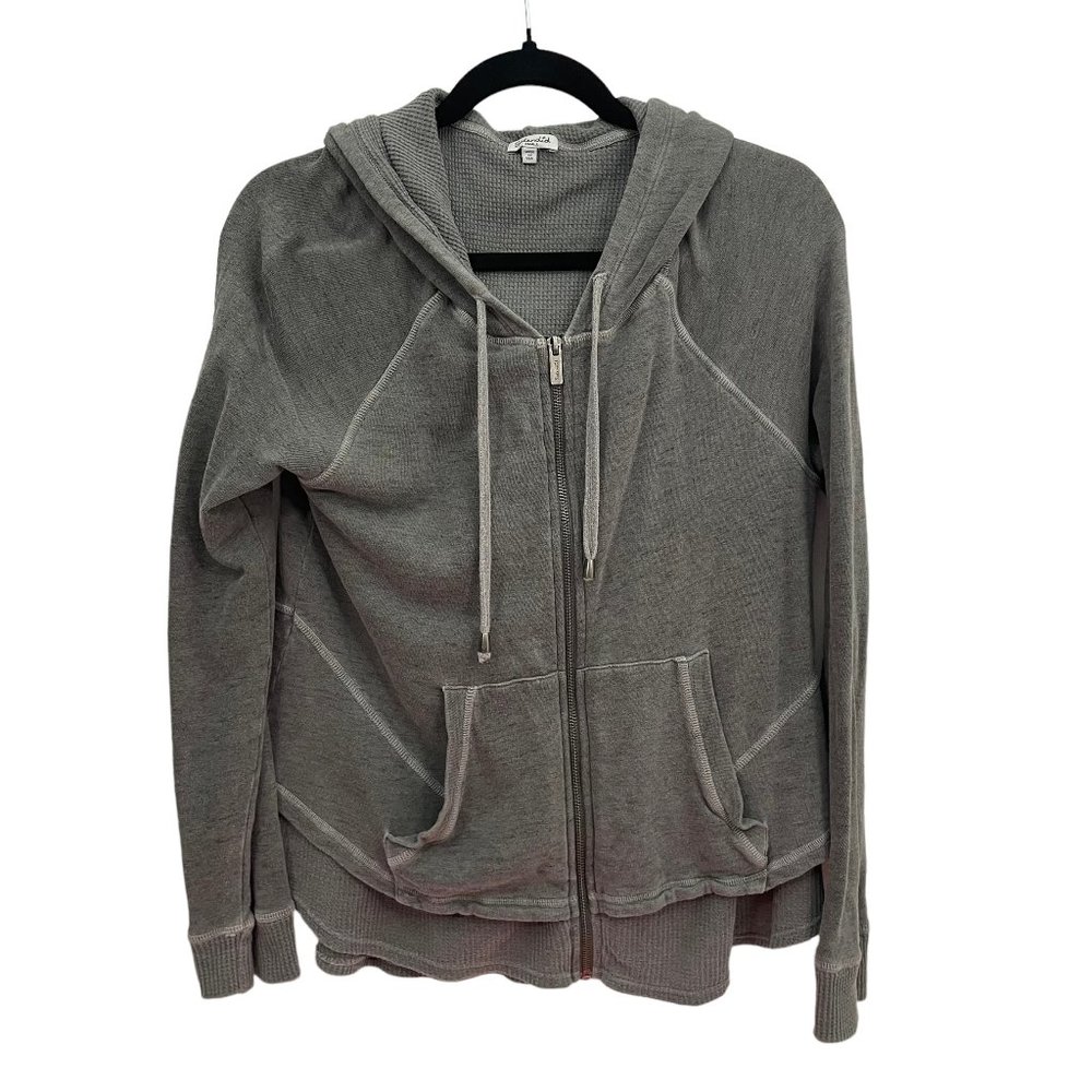 Splendid Women’s Georgie Full Zip Hoodie Size Small With Small Flaw See Desc